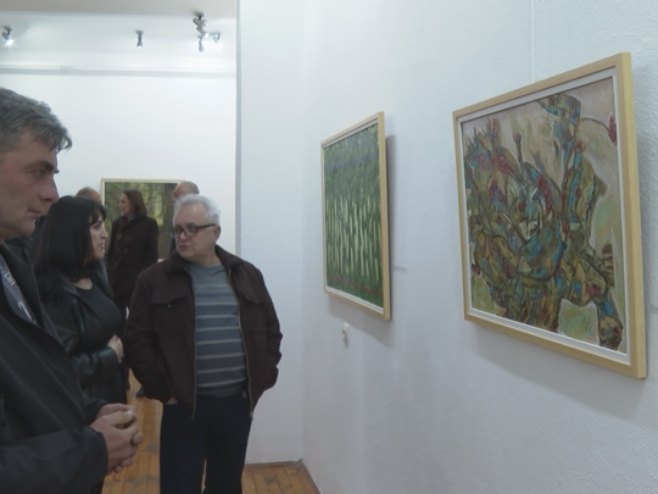 Novi Grad: Izložba slika nastalih na 16. Likovnoj koloniji "Sreten Stojanović" (VIDEO)