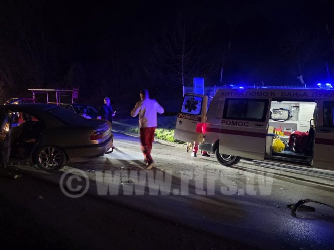 Četiri lica povrijeđena u udesu u Banjaluci, jedan vozač uhapšen