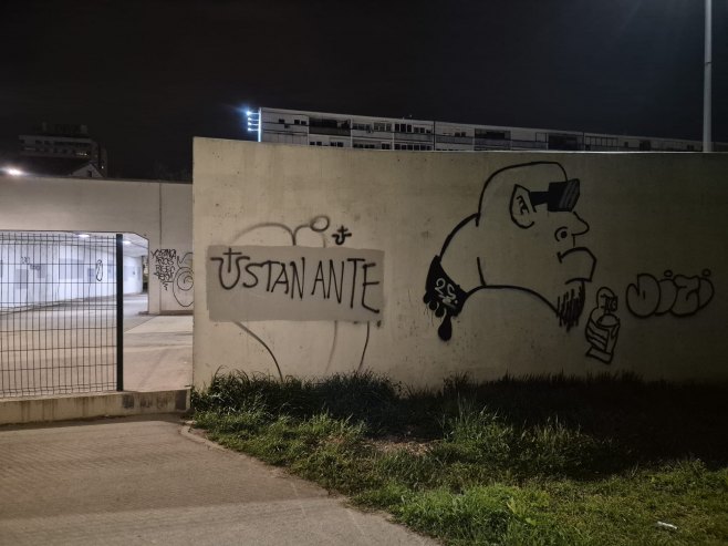 Ponovo grafiti mržnje kod škole "Savski Gaj"