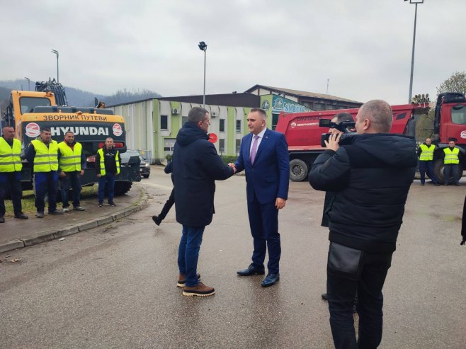 Početak rehabilitacije magistralnog puta na dionici Karakaj-Drinjača; Prisustvuje Minić (FOTO)