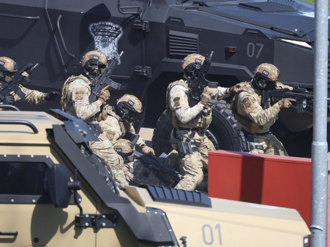 Taktičko pokazni zbor MUP-a na Trgu Krajine u Banjaluci