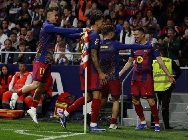 Barselona se mučila sa igračem više protiv Atletika