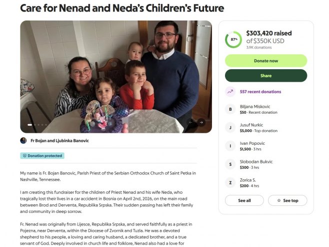 Humanost na djelu: Za djecu Mitrića prikupljeno oko 600.000 KM