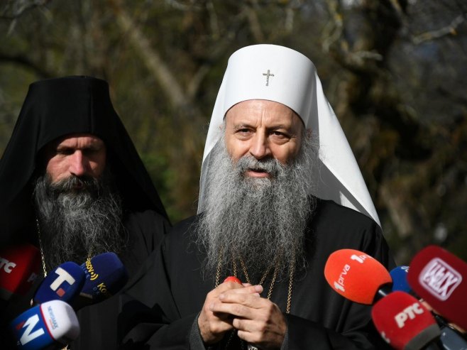 Patrijarh Porfirije: Bez Božje volje nema mira među ljudima i narodima