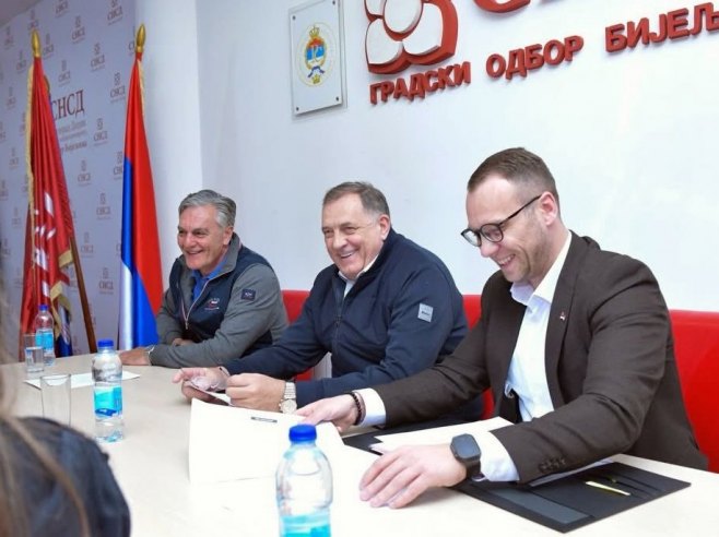 Dodik i Karan u Bijeljini: Republičke institucije nastavljaju ulaganja (FOTO)