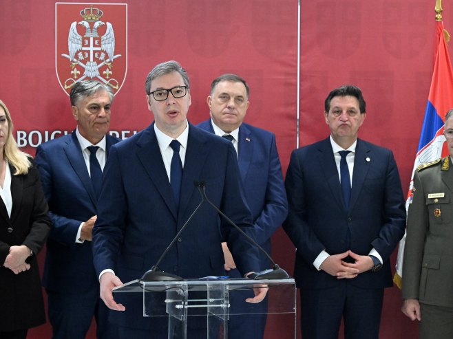 Vučić: Sa rukovodstvom Srpske o bezbjednosti i ugrožavanju Srbije i regionalnog mira (VIDEO)