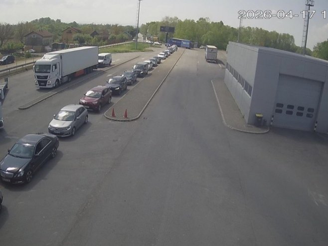 Na prelazu Gradina pojačana frekvencija vozila na izlazu iz BiH