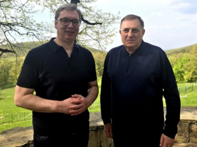 Dodik sa Vučićem u Beogradu: Zajedno ćemo prisustvovati obilježavanju u Donjoj Gradini