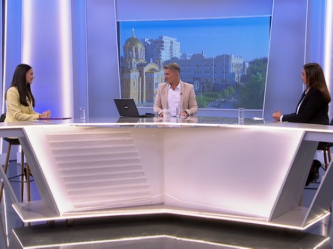 Јovana Gatarić i Slađana Tanasić, gošće Јutarnjeg programa - Foto: RTRS