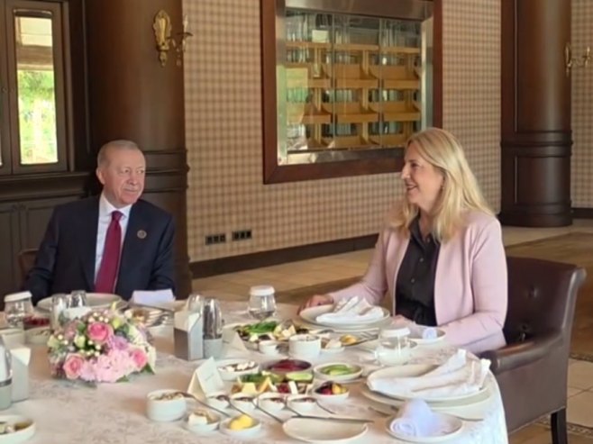 Erdogan i Cvijanović (foto: instagram.com/zeljka.cvijanovic) - 