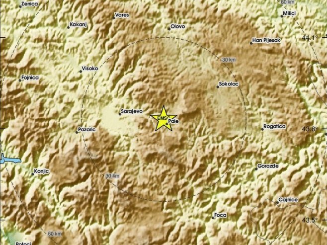 Zemljotres u Sarajevu