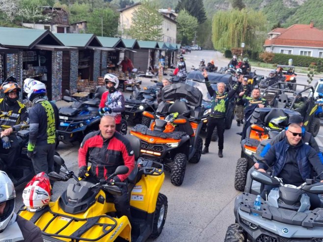 Na skupu ljubitelja kvadova 65 učesnika sa 50 vozila iz Srbije i Srpske