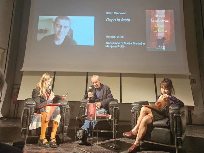 Na festivalu književnosti u Veneciji promovisana knjiga Steve Grabovca "Poslije zabave"