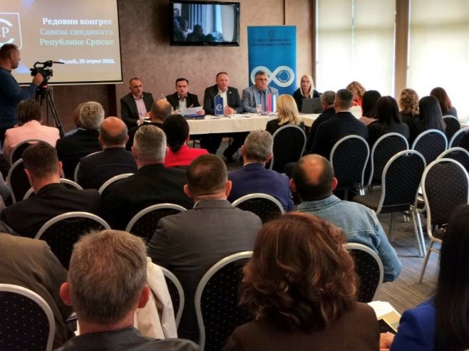 Teslić - redovan Kongres Saveza sindikata - Foto: SRNA