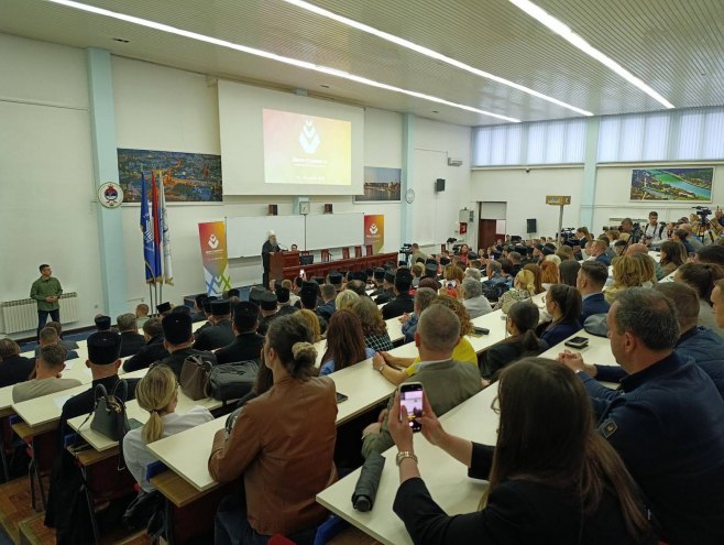 Patrijarh Porfirije na Pravnom fakultetu - Foto: RTRS