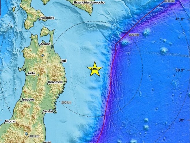 Јapan pogodio niz zemljotresa, najsnažniji 5,4 stepen
