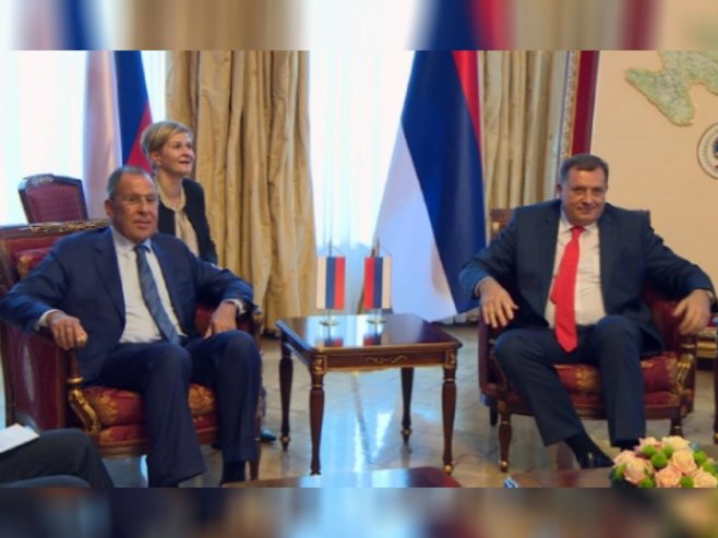 Lavrov i Dodik, arhivska fotografija - Foto: RTRS