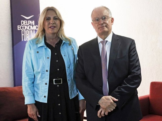 Cvijanovićeva u Delfima sa predsjednikom Grčke: Opredijeljenost ka daljem unapređenju ekonomije