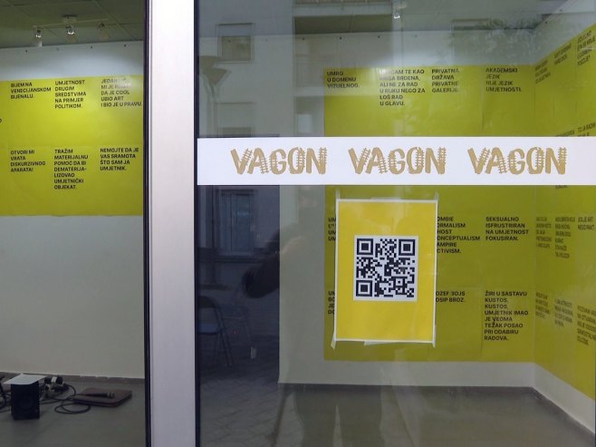 Otvirena izložba "Otbori mi vrata diskuzivnog aparata"