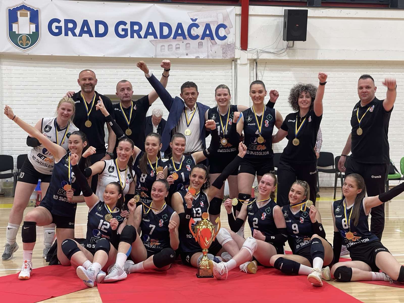 Odbojkašice Gacka nove šampionke BiH
