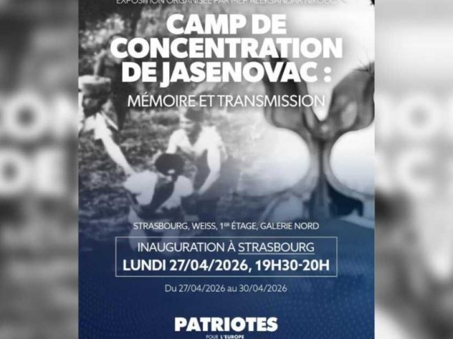 Stevandić: U Evropu stiže istina; Prvi put u Evropskom parlamentu u Strazburu izložba "Јasenovac-sjećanje i opomena"