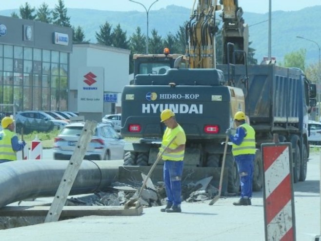 Radovi na novom vodovodnom sistemu - Foto: RTRS