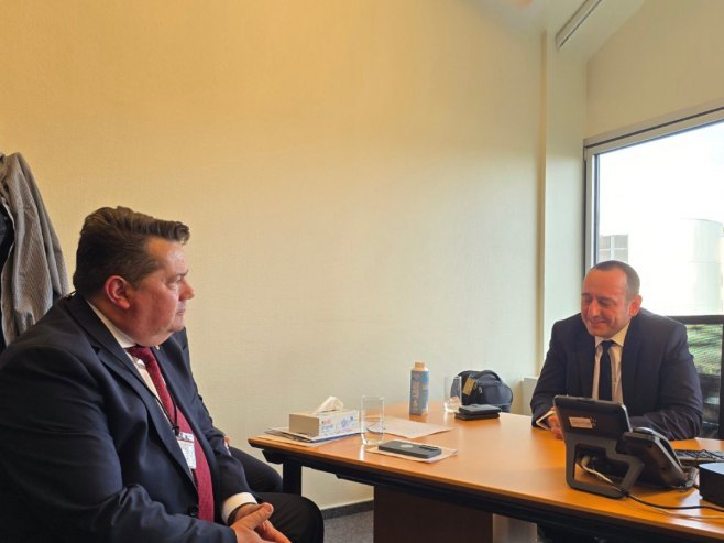 Stevandić u Strazburu - Foto: SRNA