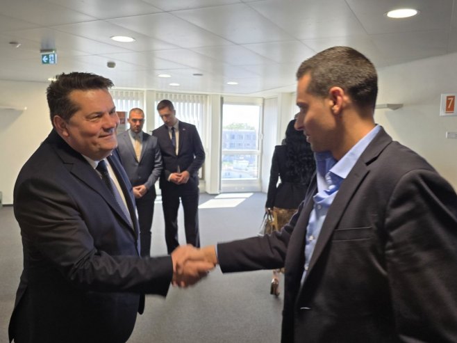 Stevandić u Strazburu - Foto: RTRS