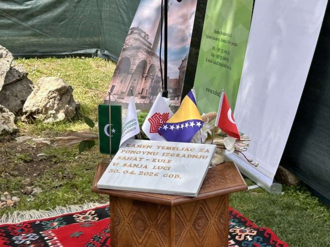 U Banjaluci položen kamen temeljac za Sahat-kulu