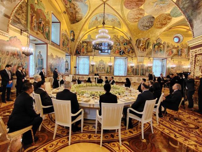 Karan, Stevandić i Dodik na prijemu kod Putina