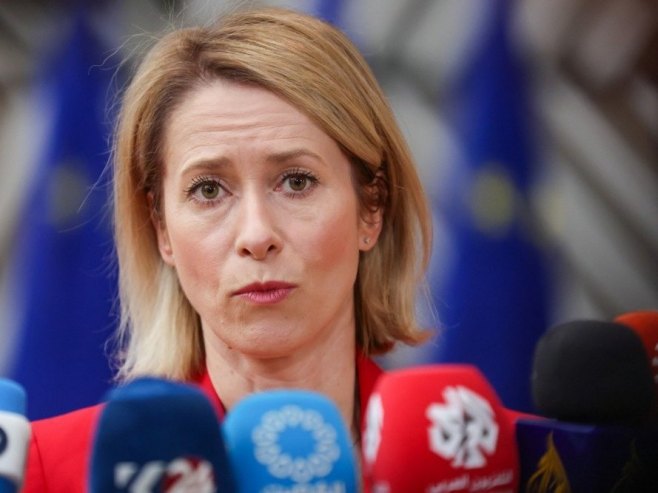 Kaja Kalas (foto: EPA/OLIVIER HOSLET) - 