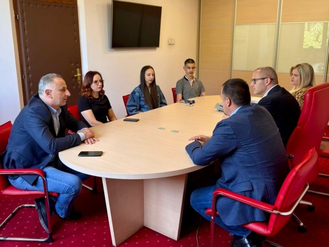 Prijem kod Tomaša za vicešampionku Evrope u taekvondou Unu Živanović (FOTO)