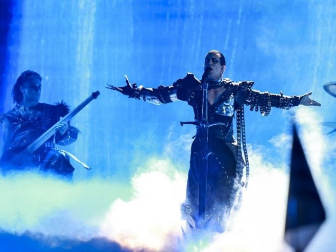 Grupa "Lavina" na Eurosongu (Foto:  EPA/HANNIBAL HANSCHKE) - 