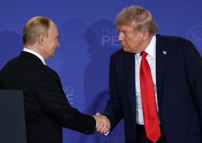 Putin i Tramp (Foto: EPA/SERGEY BOBYLEV/SPUTNIK/KREMLIN POOL / POOL MANDATORY CREDIT) - 