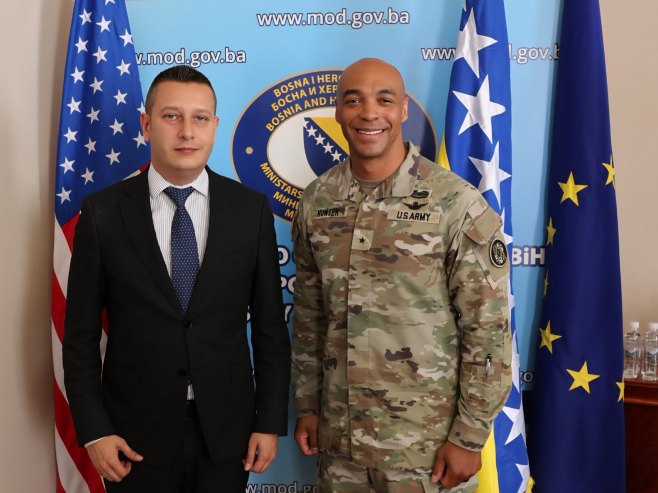 Aleksandar Goganović i Kreg Hanter - Foto: SRNA