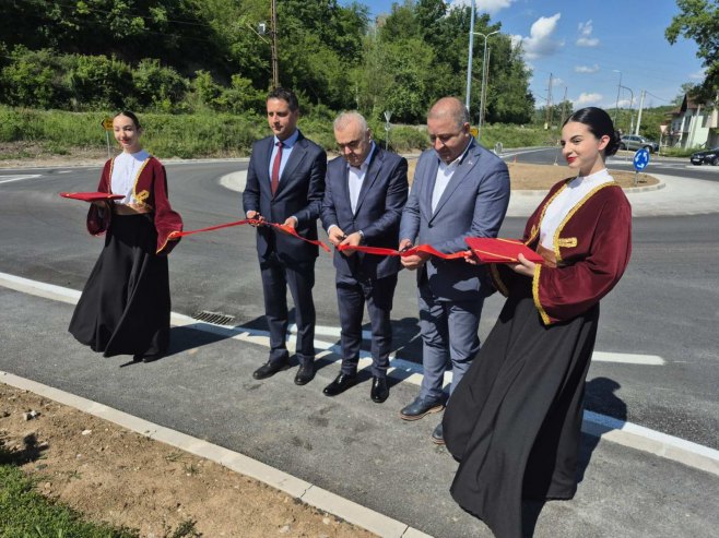 Otvoren novi kružni tok u Čelincu (FOTO)