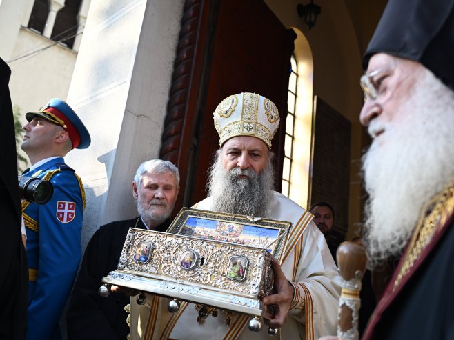 Pojas Presvete Bogorodice u Beogradu (Foto: TANJUG/ANA PAUNKOVIĆ) - 