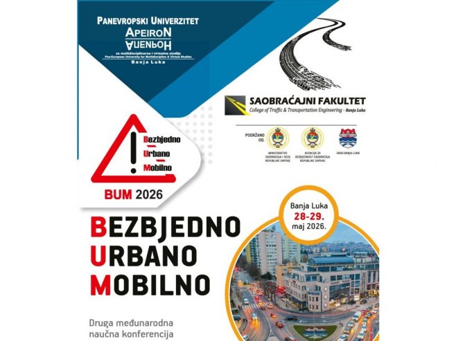 Druga međunarodna naučna konferencija "Bezbjedno - Urbano - Mobilno (BUM 2026)" u Banjaluci (VIDEO)