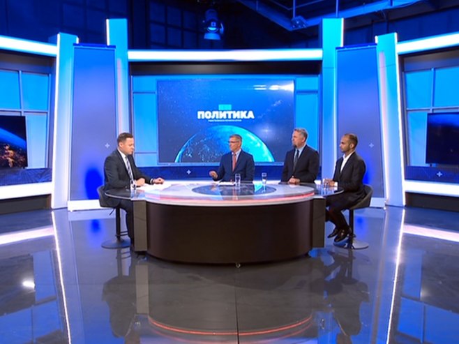 RTRS, 21.00 - Geopolitika: Flin, Ristić i Papadopulos o ekonomskim perspektivama Srpske i ulozi SAD na Balkanu