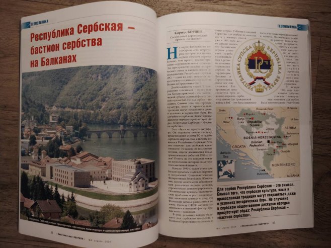 Ugledni ruski časopis objavio tekst: Republika Srpska - bastion srpstva uz vođstvo lidera Milorada Dodika