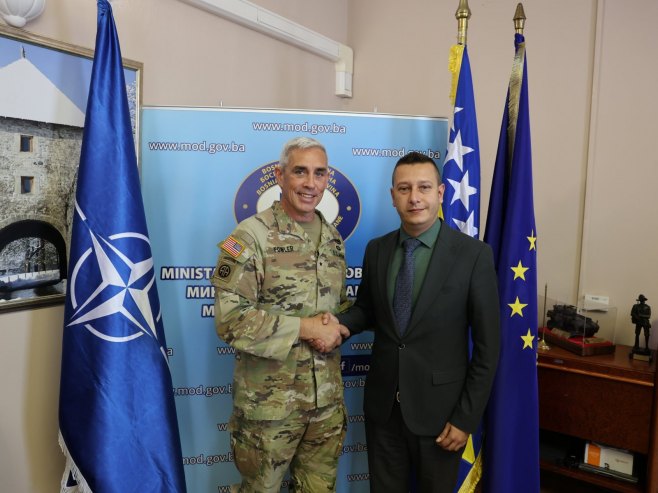 Goganović sa novim komandantom NATO-a u Sarajevu: Važno je što je na čelu NATO štaba ponovo američki general