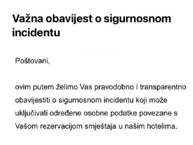 Ukradeni podaci desetina hiljada turista koji dolaze na Јadran, na udaru bi mogli biti i bh. građani