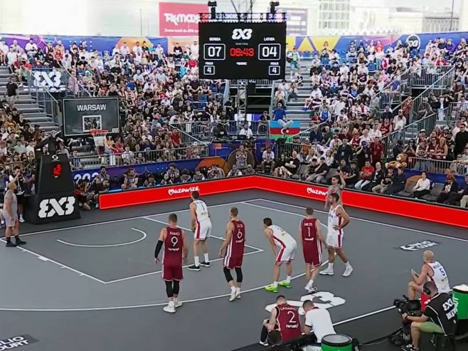 Basketaši Srbije poslije produžetka poraženi od Letonije u polufinalu SP