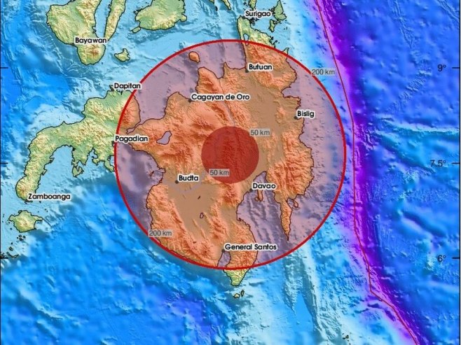 Zemljotres jačine 7,8 jedinica Rihtera pogodio Filipine – najmanje osmoro mrtvih (VIDEO)
