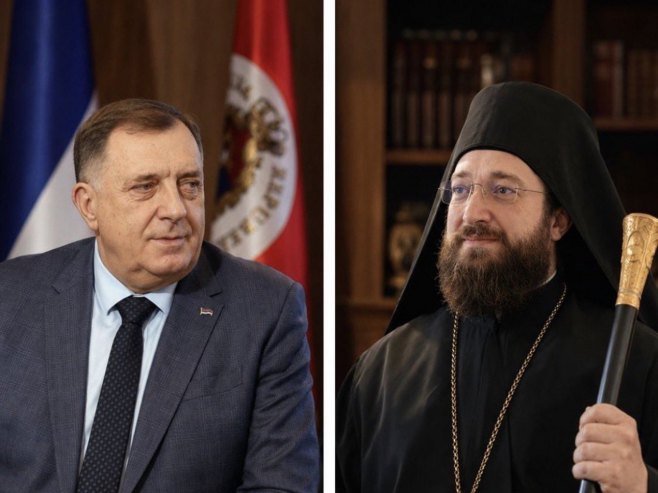Dodik i Nektarije Dodik i Nektarije - Foto: Ustupljena fotografija