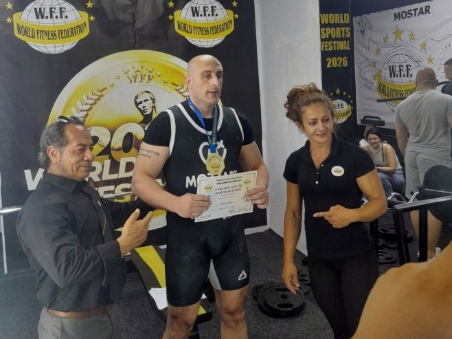 Krulj osvojio prvo mjesto u disciplini striktni biceps