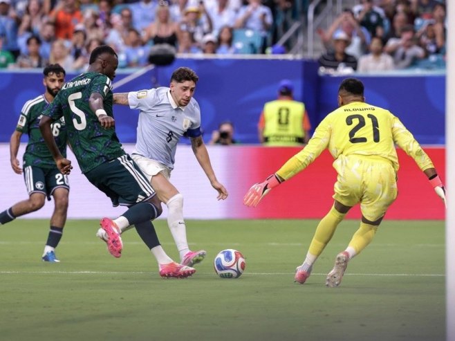 Fudbaleri Saudijske Arabije i Urugvaja remizirali u Majamiju (VIDEO)