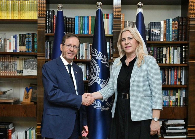 Cvijanović sa Hercogom: Opredijeljeni za dalji razvoj odnosa Izraela i Srpske (FOTO)
