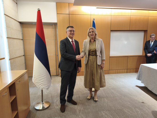 Cvijanović sa izraelskim ministrom spoljnih poslova (FOTO)