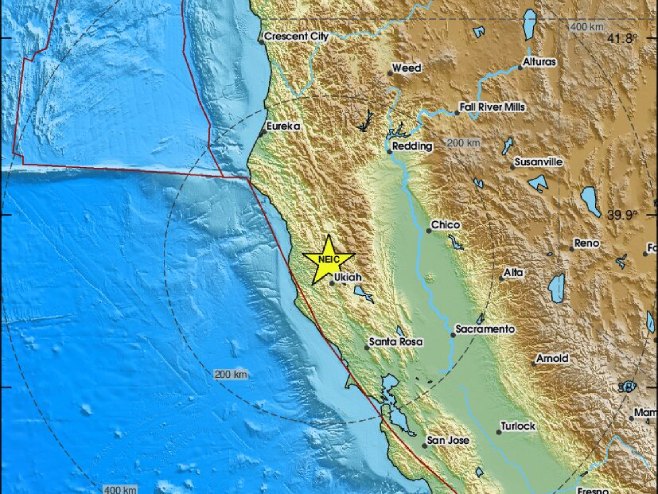 Zemoljtres magnitude 5,6 stepeni pogodio Kaliforniju